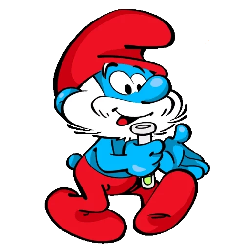 smurfs, smurfs, smurfs without a background, smurfic characters, smurfs pope smurf
