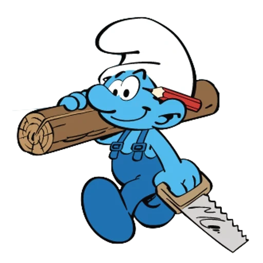 smurfs, pahlawan smurf, smurf tanpa latar belakang, karakter smurfs, karakter smurfic