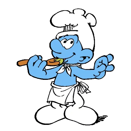 pitufo, pitufo, héroes de los pitufos, personajes de pitufos, smurfs heroes cook