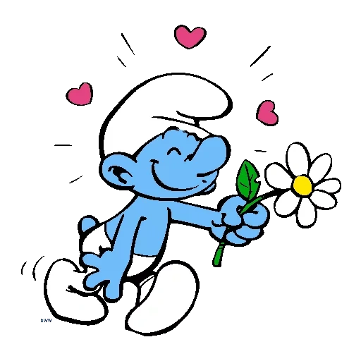 smurfs, smurfs, smurfs heroes, smurfs are easy, smurfic with flowers