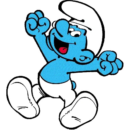 smurfs, smurfs drawing, animashki smurfiki, smurfs characters, smurfic characters