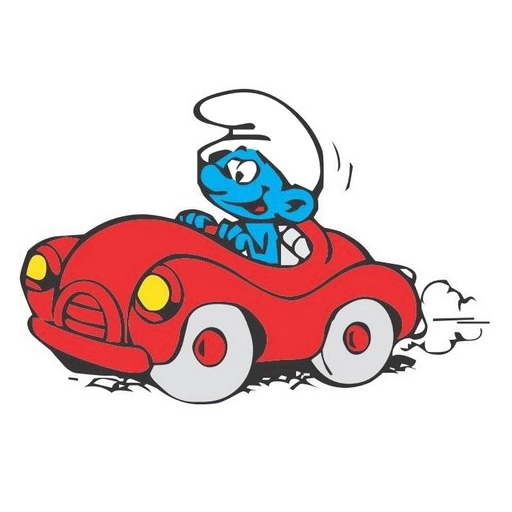 cars, smurfs stickers, car smurfic, smurfs characters, smurfic characters