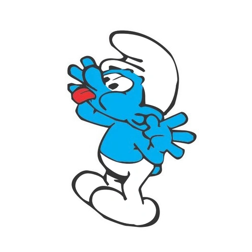 smurfs, smurfs, smurfs characters, smurf is satisfied, smurfs characters of a bustle