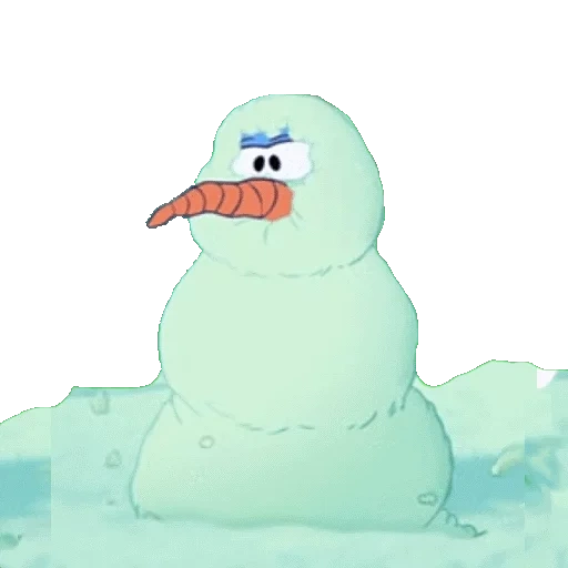 снеговик, тающий снеговик, клипарт снеговик, маленький снеговик, тающий снеговик прозрачном фоне