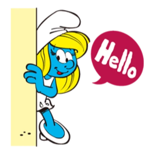 die schlümpfe, die schlümpfe, the smurfette, die schlumpffigur, der verängstigte schlumpf