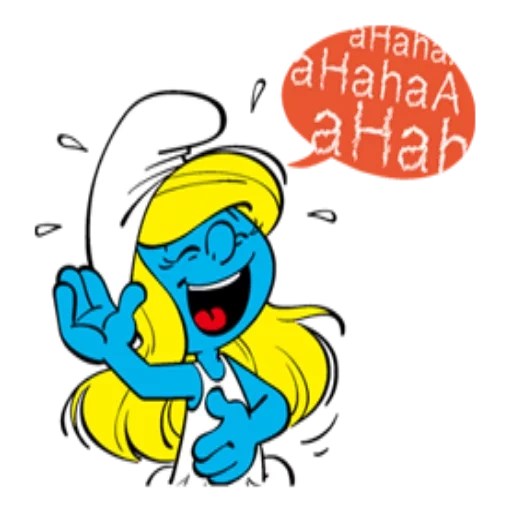 смурфы, смурфетта, smurfette, смурфетта рисунок, смурфетта смурфиков