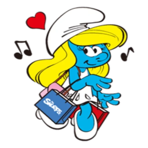 schtroumpfs, smurfetta, personnages de schtroumpfs, smurfetta smurfikov, smurfs animated series 1981 smurfetta