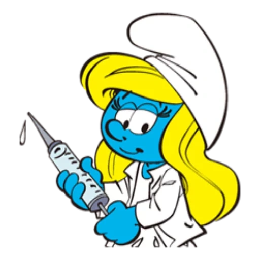 schtroumpfs, smurfetta, schurfette, smurfs fleurs smurfetta, smurfs animated series 1981 smurfetta