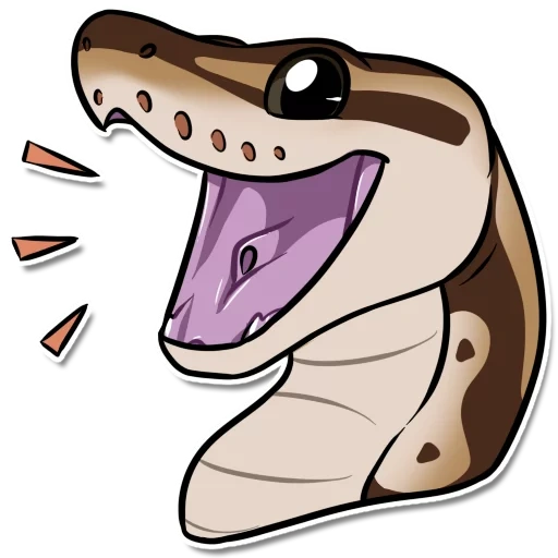 snake art is dear, stickers with snakes