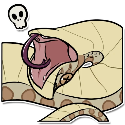 ular, python art, ular gunung, kartun python, digestion vore untuk ular