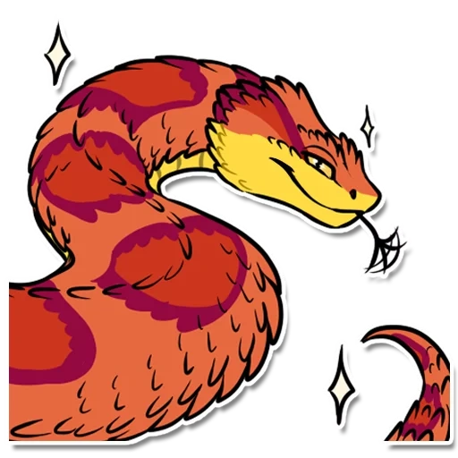 furri serpents, snakes art python kaa