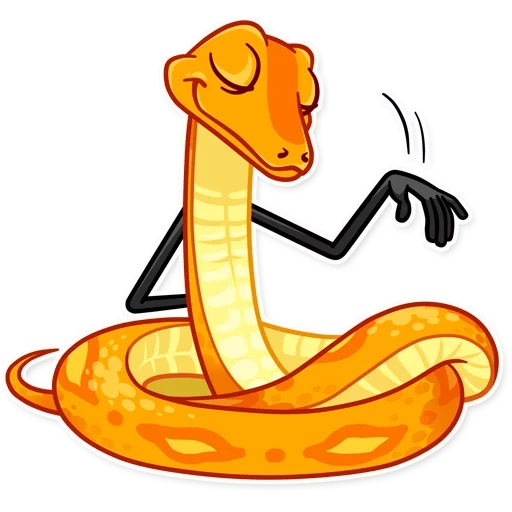 serpiente, serpiente pak, sonrisa de serpiente, feliz serpiente