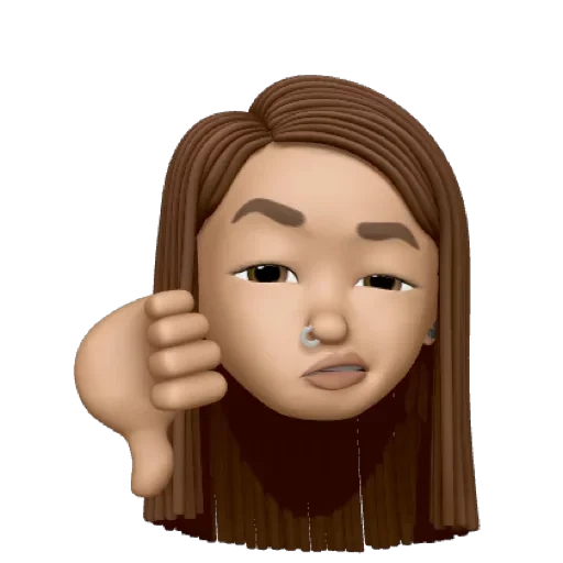 emoji mädchen mit braunen haaren, aufkleber für whatsapp, animoji memoji, emoji mädchen iphone, emoji