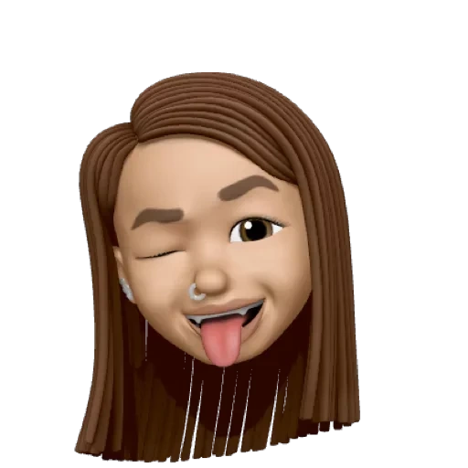 anak, gadis, animoji girl dengan rambut coklat, orang pertama, kucing yang tertawa memoja