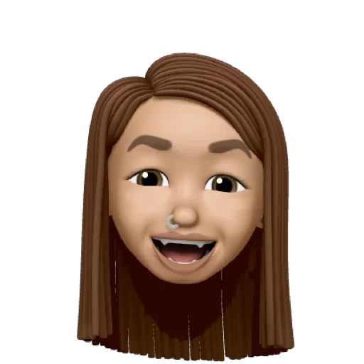 emoji girl aux cheveux bruns, emoji, pauli et animoji, emoji aux cheveux longs, fille memoji