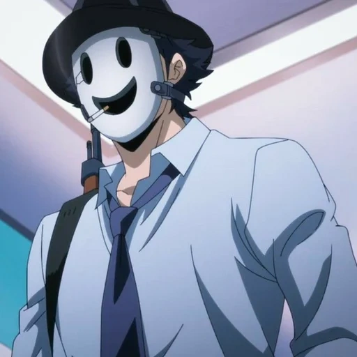 picture, tenkuu shinpan, the mask of the hero of the anime, happy face jagwar twin, tenkuu shinpan mask sniper