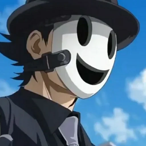máscara de francotirador, personajes de anime, anime de máscara de francotirador, sniper de máscara shinpan tenkuu, sr sniper tenkuu shinpan