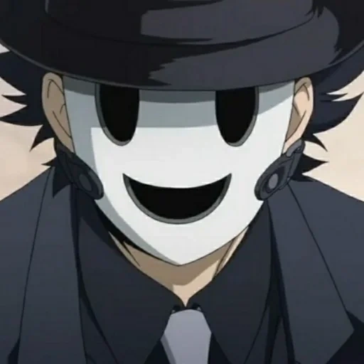 аниме, маска снайпер, tenkuu shinpan, персонажи аниме, high rise invasion sniper mask unmasked
