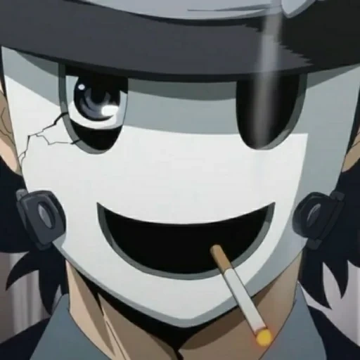 titanio, anime, personaggio di anime, grigori yefimovich rasputin, sky invasion mask sniper