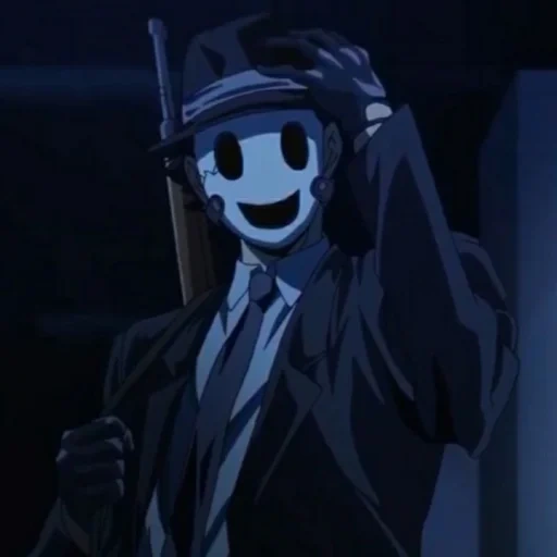 человек, аниме хаб, аниме персонажи, мистер маска аниме, tenkuu shinpan маска снайпер