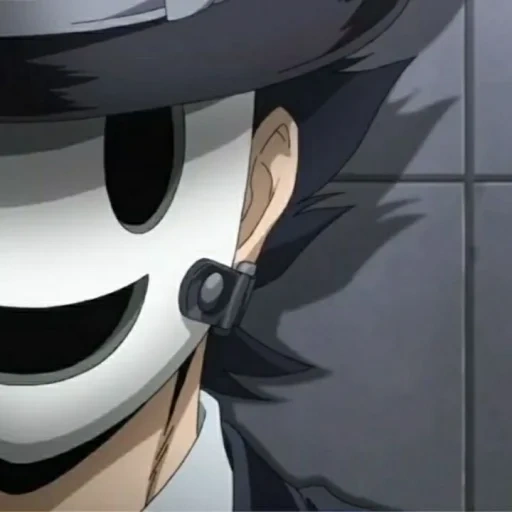 anime, anime yang lucu, karakter anime, karakter anime, sky intrusion mask sniper
