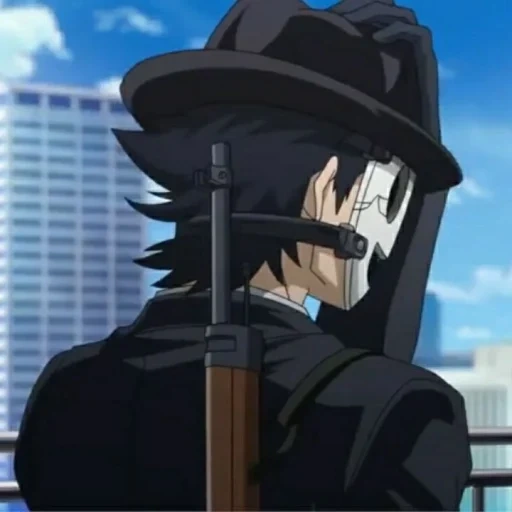 menino anime, o mesmo nome, papel de animação, heaven invasion 1x01 data inicial episódio 1, o sky sniper não tem máscara