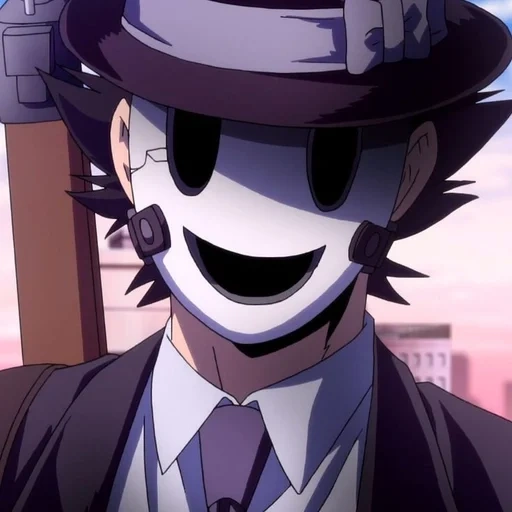 máscara de anime, tenku shinpan, papel de animação, animação de máscara de franco-atirador, tianko new pan máscara sniper sniper spurs