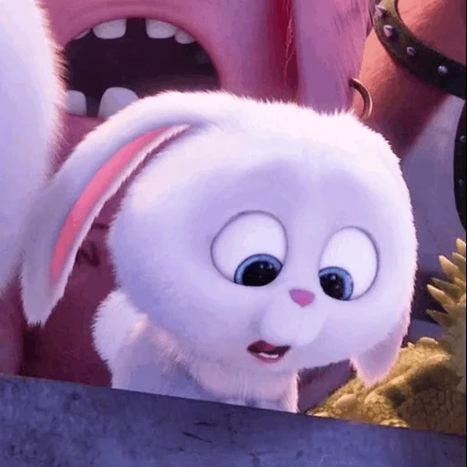 bola de nieve de conejo, conejo snowball secret life of home 2, pequeña vida de mascotas conejo, última vida de mascotas bola de nieve, última vida de mascotas conejo de nieve de conejo
