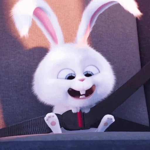 snowball di coniglio, la vita segreta degli animali domestici, secret life home rabbit snowball, little life of pets rabbit, rabbit snowball last life of pets 1