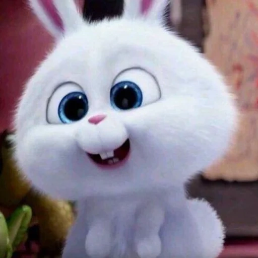 boule de neige de lapin, la vie secrète des animaux, la vie secrète des animaux de compagnie, little life of pets bunny, petite vie des animaux de compagnie lapin