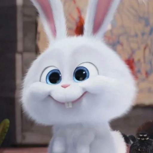 conejo malvado, conejo de bola de nieve, vida secreta del conejo mascota, vida secreta del conejo mascota, rabbit snow ball secret life pet 1