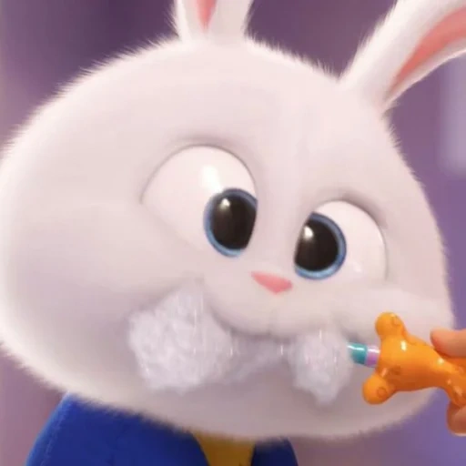 boule de neige de lapin, la vie secrète du lapin, vie secrète des animaux de compagnie 2, vie secrète des animaux de compagnie 2 boule de neige, capitaine snowball dernière vie des animaux de compagnie