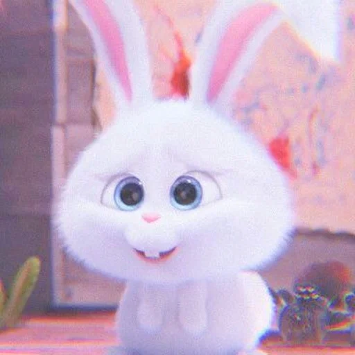 snowball rabbit, rabbit secret life, little life of pets bunny, little life of pets rabbit, rabbit snowball last life of pets 1