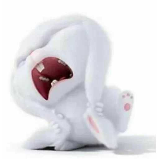 un juguete, conejo de bola de nieve, modelo 3d evil hare, operación de nieve de conejo, liebres de mascotas