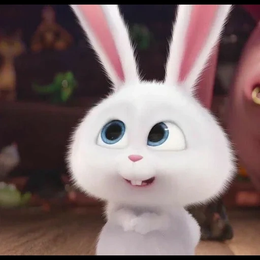 snowball di coniglio, vita segreta del coniglio, la vita segreta degli animali domestici hare, piccolo vita degli animali domestici bunny, little life of pets rabbit