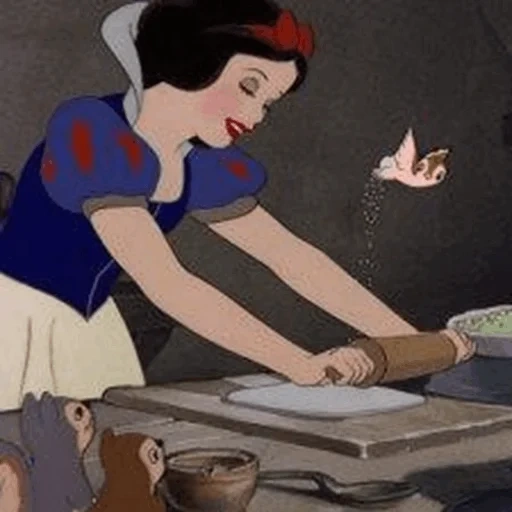 blancanieves, blancanieves disney, blancanieves cocina, blancanieves, snow white screencaps 1937