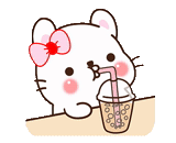 kawaii drawings, hello kitty milk