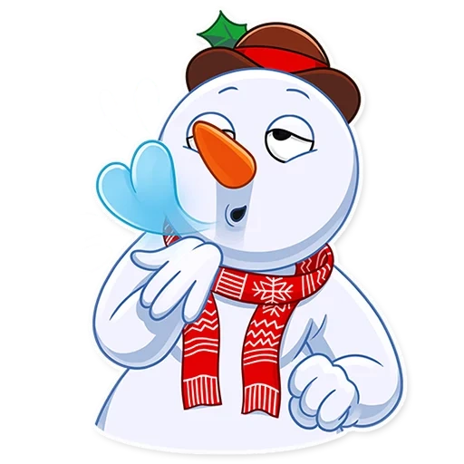 boneco de neve, carro de neve, o boneco de neve é engraçado, boneco de neve feliz