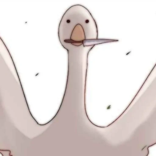 goose, goose animation, anime goose, goose funny, anime goose