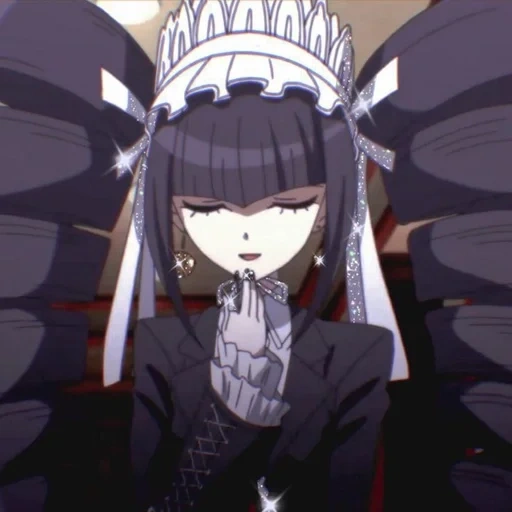 danganronpa v 1, junko danganronpa, celestia ludenberg, ronpa anime celestia, danganronpa trigger happy havoc