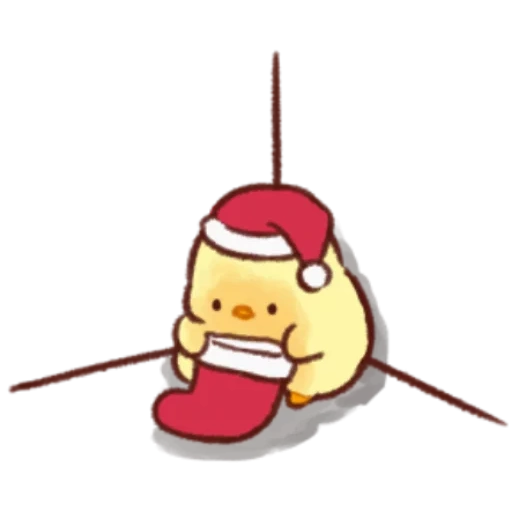 playful piyomaru, douleur abdominale douce, soft and cute chick emoji