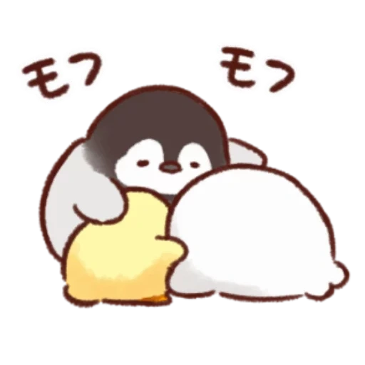 soft and cute chick, anak ayam yang lembut dan menggemaskan, chicken penguin soft meng cick