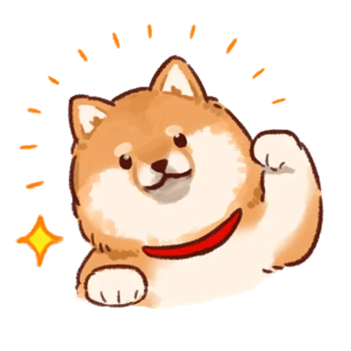 собака, сиба ину, shiba inu, кавайные акита ину, сиба ину рисунок милый