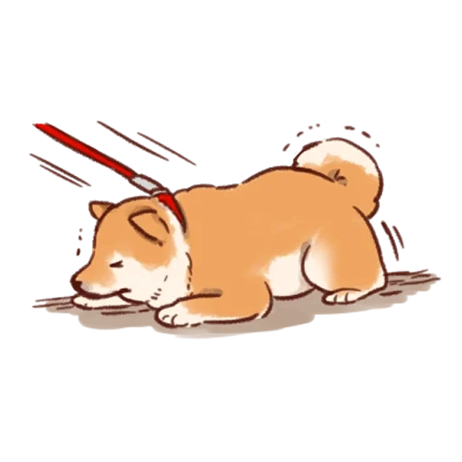 chien de corgie, les animaux sont mignons, les dessins d'animaux sont mignons, les animaux sont des dessins mignons, dessins shiba inu fond d'écran mignon