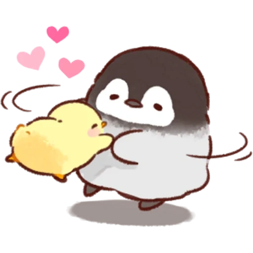 pola yang lucu sangat lucu, soft and cute chick, pola lucu penguin, ayam penguin, bebek lembut dan cinta ayam lucu