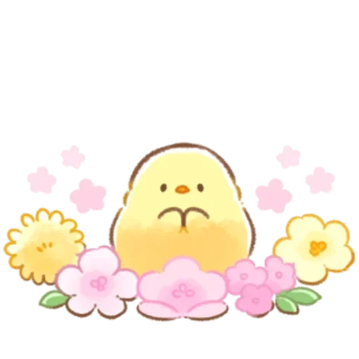 soft and cute chick, lovely kavai paintings, duck soft cute chicken love, chicken penguin soft cute cick