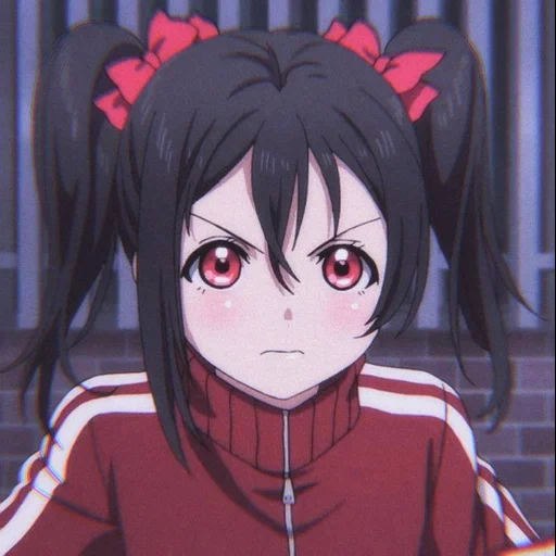 yazava, nico yazava, personaggi anime, avatar anime rosso, anime di nico yazava