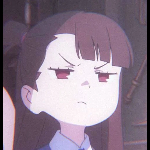 akko, hanako kun, personnages d'anime, académie des sorcières, mèmes akko little witch academia akko