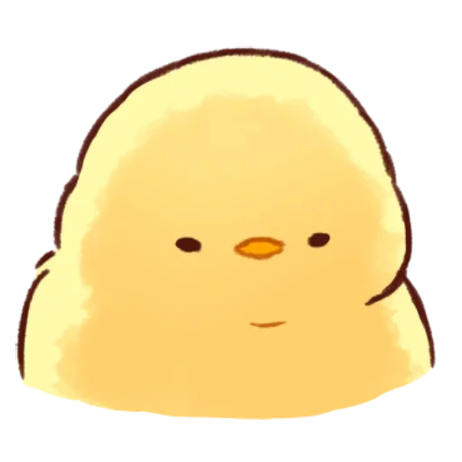 un joli motif, soft and cute chick, soft and cute chick emoji
