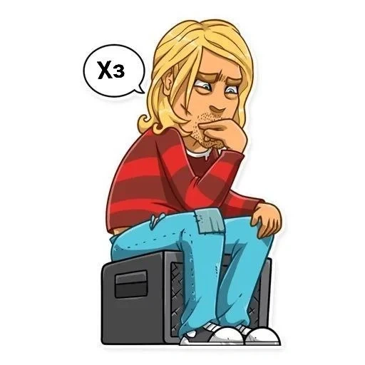 kurt cobain, kurt cobain, kurt cobain, desenho de kurt cobain